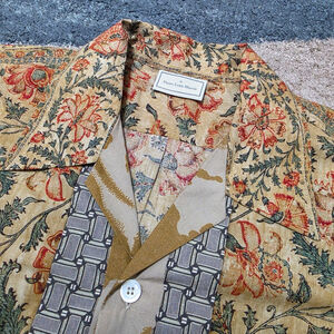Pierre-Louis Mascia Patchwork Floral Shirt Made in Italy Mens Small